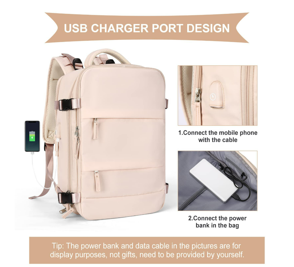 Eshow Multifunctional Travel Backpack for Men Women with 20-35L