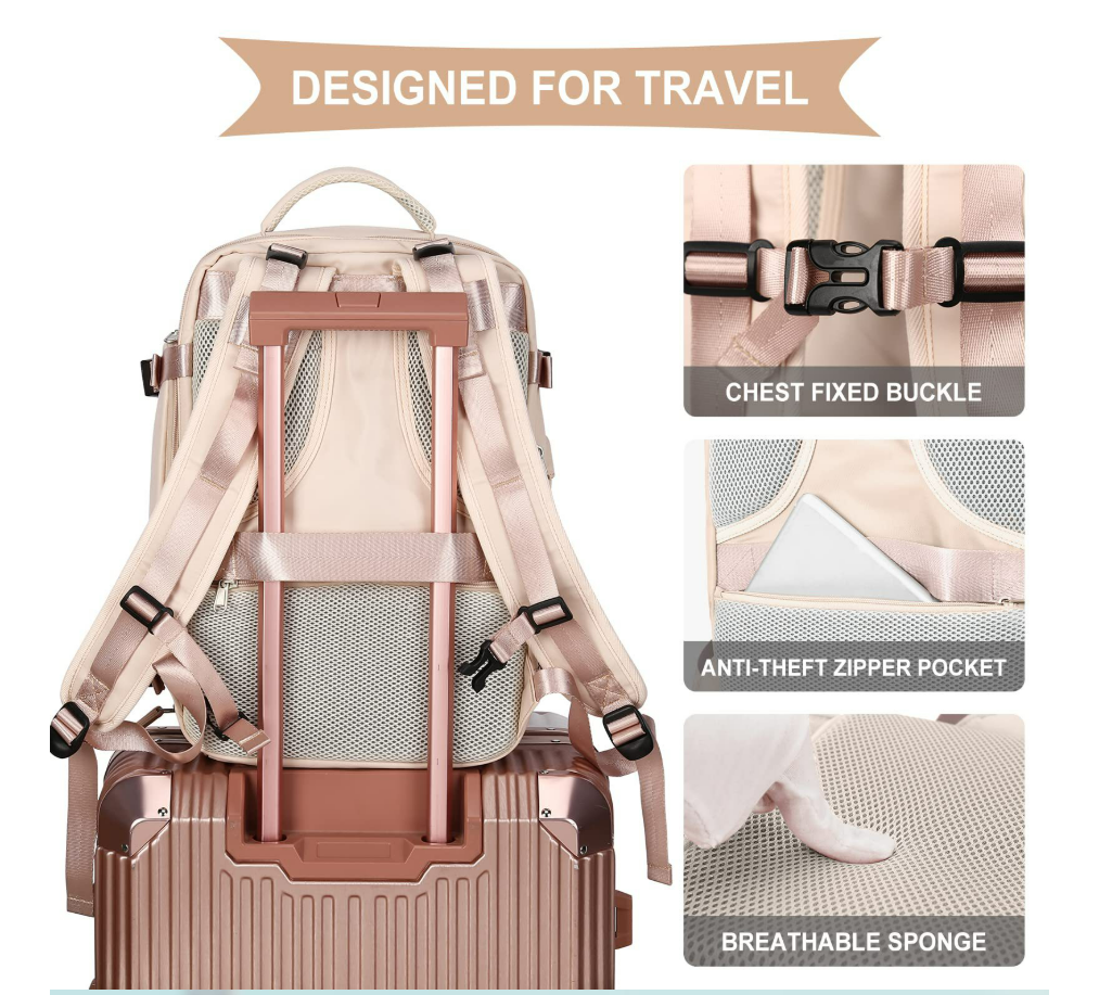 Eshow Multifunctional Travel Backpack for Men Women with 20-35L