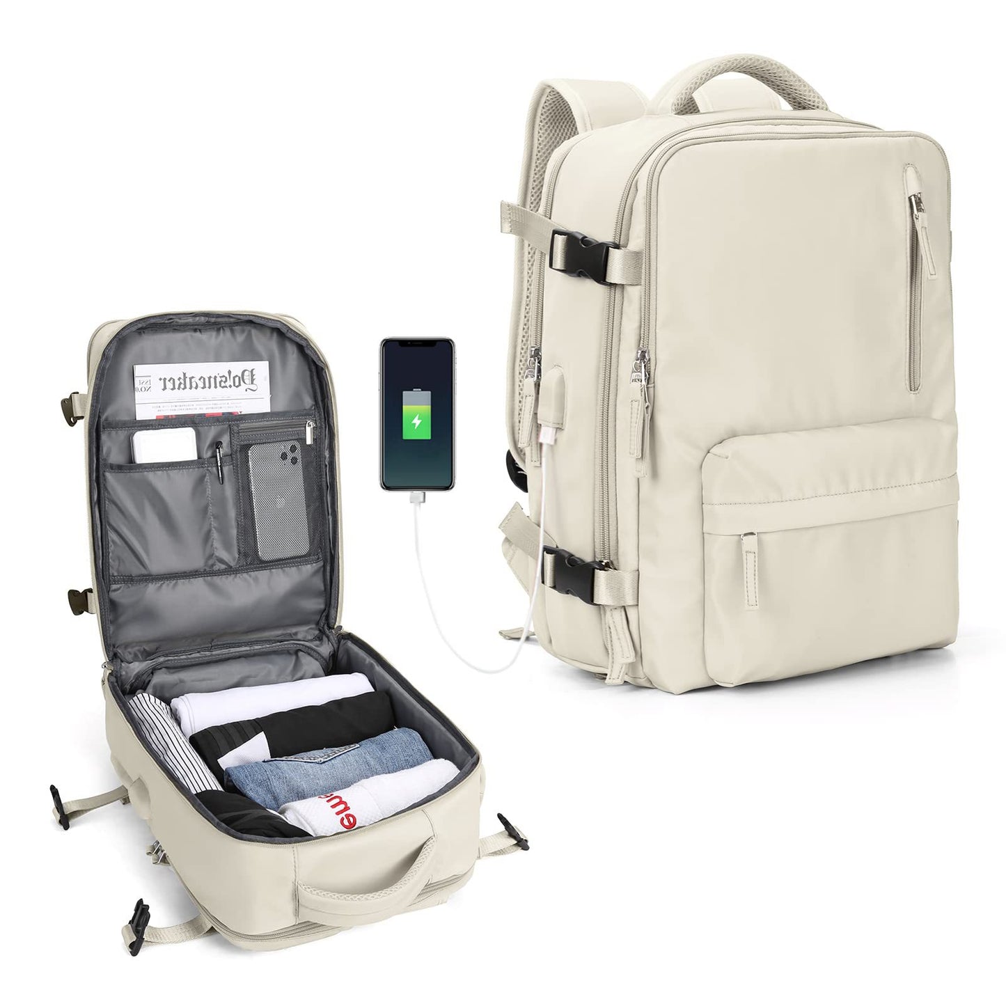 Eshow Multifunctional Travel Backpack with 20-35L for Men Women