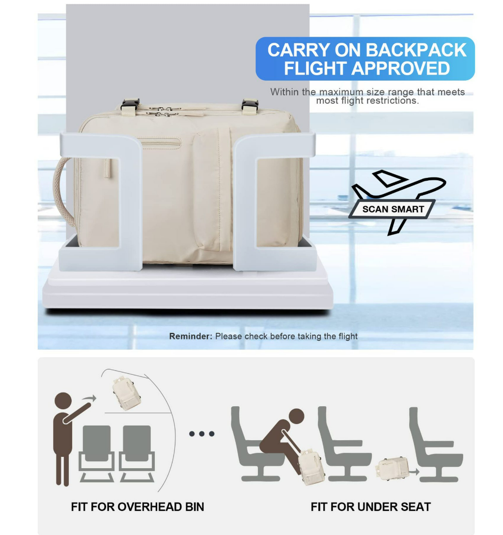 Eshow Multifunctional Travel Backpack with 20-35L for Men Women