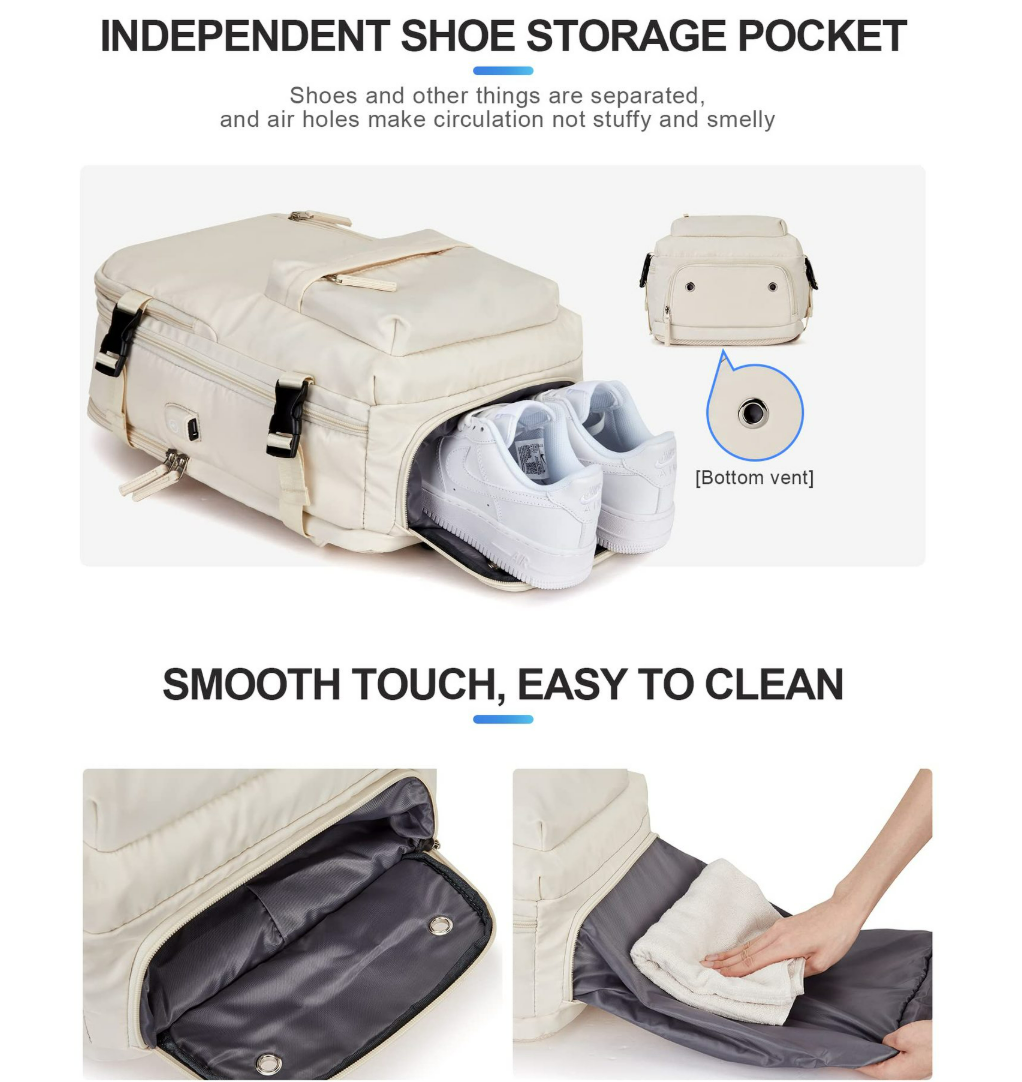 Eshow Multifunctional Travel Backpack with 20-35L for Men Women
