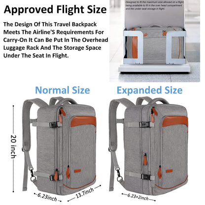 Eshow Travel Backpack for Men Women with Large Capacity