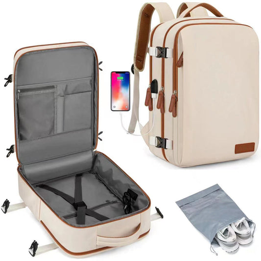 Eshow Travel Backpack with Shoe Bag for Men Women