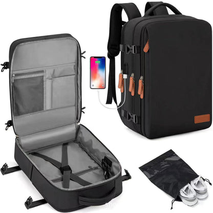 Eshow Travel Backpack with Shoe Bag for Men Women