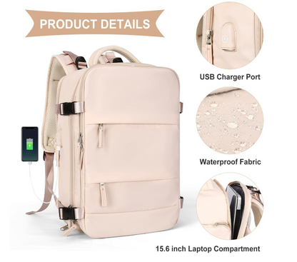 Eshow Multifunctional Travel Backpack for Men Women with 20-35L